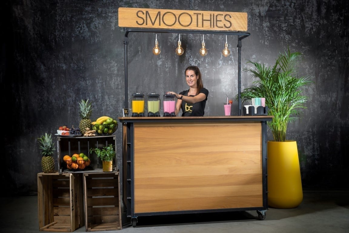 Verse smoothies op jouw locatie gemaakt!
