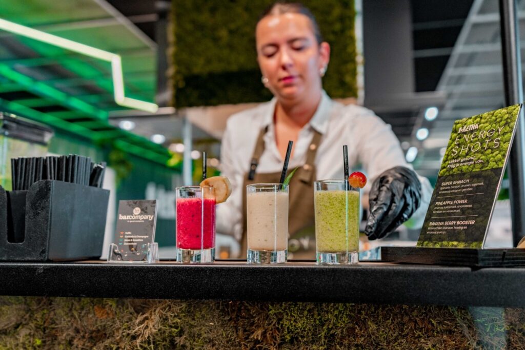 Verse sappen en juices voor evenementen op locatie