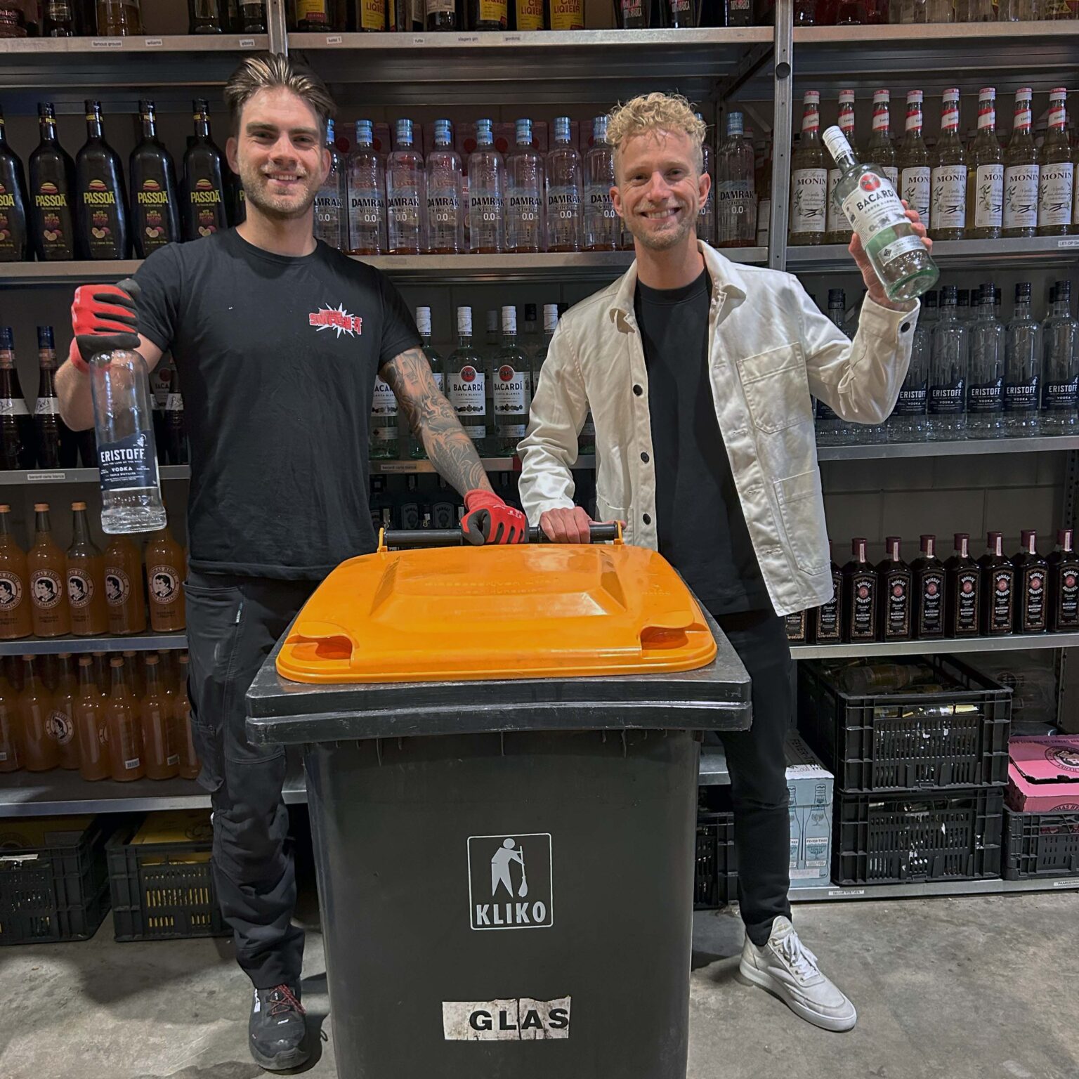 Bar Company hergebruikt haar flessen na gebruik - Circulair