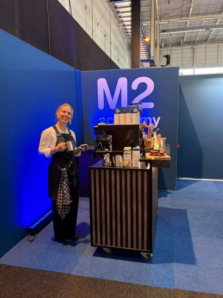 Klantcase: koffiebar op beurs met barista