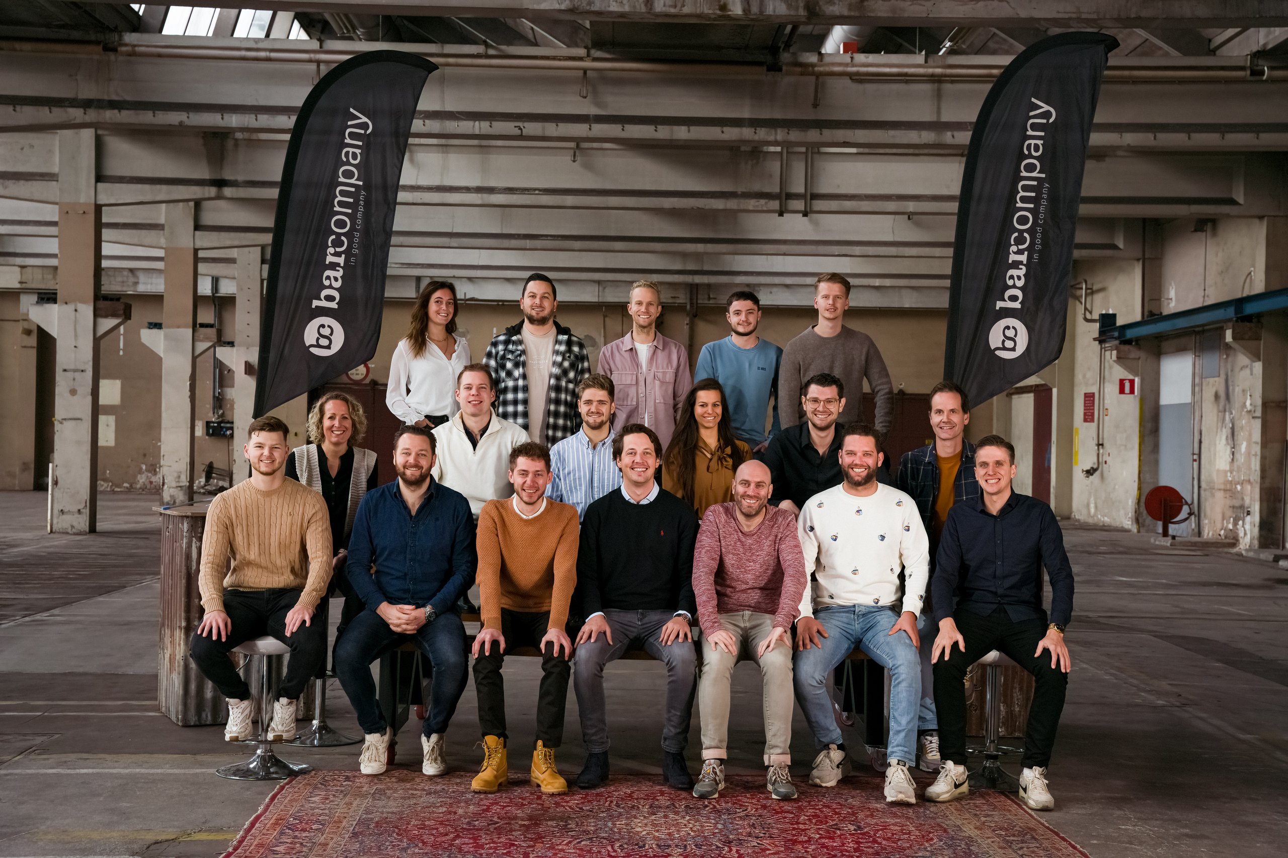 Het kantoorteam van Bar Company